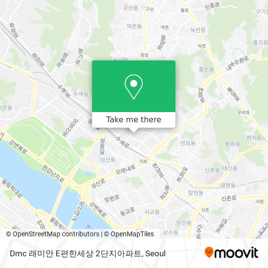 Dmc 래미안 E편한세상 2단지아파트 map