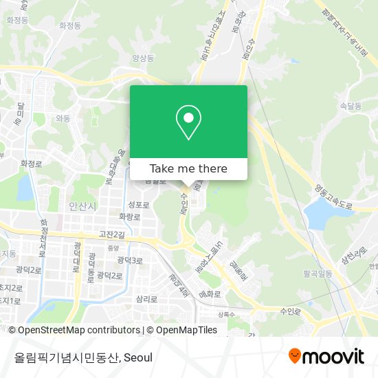 올림픽기념시민동산 map