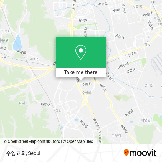 수영교회 map