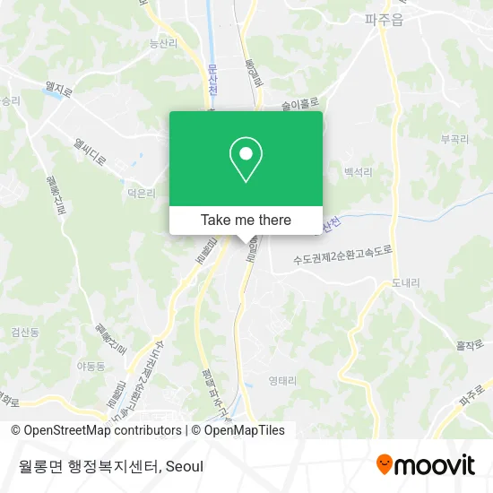 월롱면 행정복지센터 map