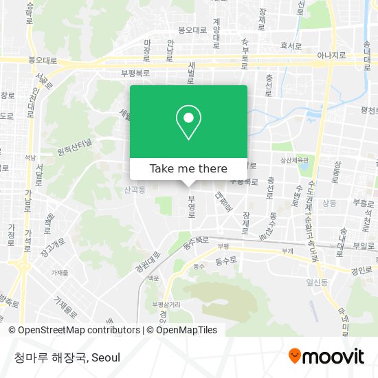 청마루 해장국 map