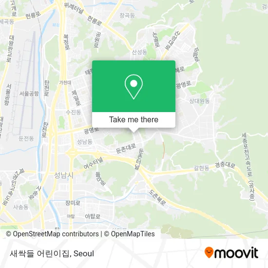 새싹들 어린이집 map