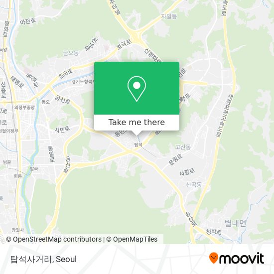 탑석사거리 map