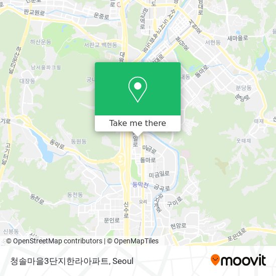 청솔마을3단지한라아파트 map