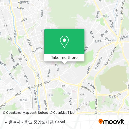 서울여자대학교 중앙도서관 map