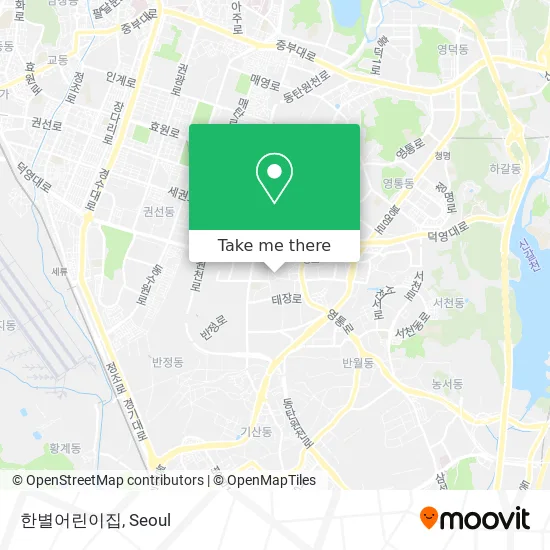 한별어린이집 map
