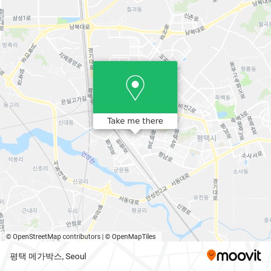 평택 메가박스 map