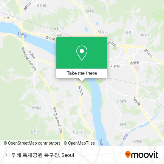 나루께 축제공원 축구장 map