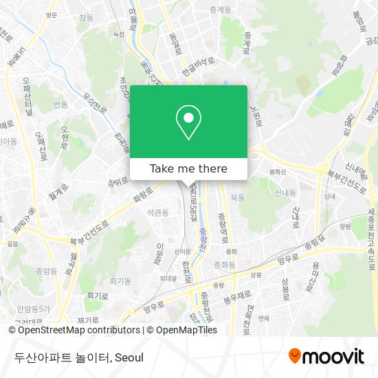 두산아파트 놀이터 map