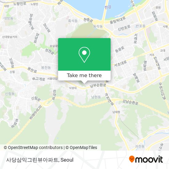 사당삼익그린뷰아파트 map