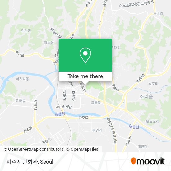 파주시민회관 map