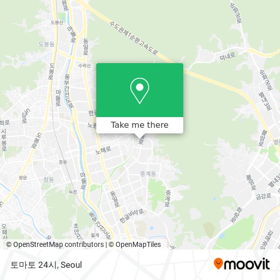 토마토 24시 map