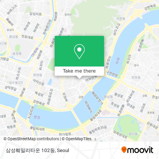 삼성훼밀리타운 102동 map
