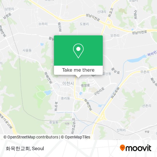 화목한교회 map