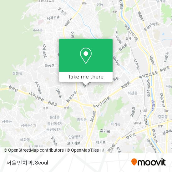 서울민치과 map