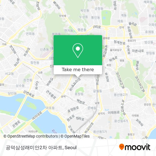 공덕삼성래미안2차 아파트 map