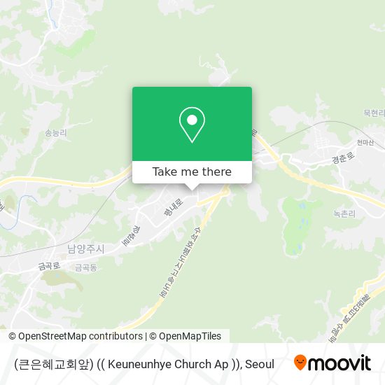 (큰은혜교회앞) (( Keuneunhye Church Ap )) map