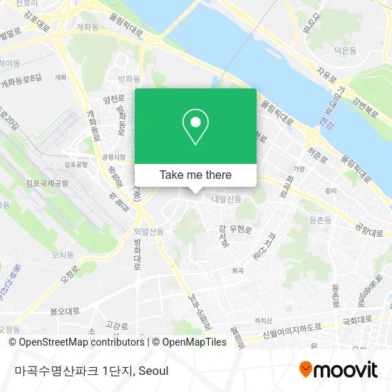 마곡수명산파크 1단지 map