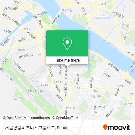 서울항공비즈니스고등학교 map