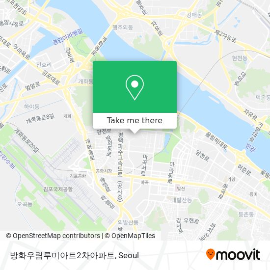 방화우림루미아트2차아파트 map