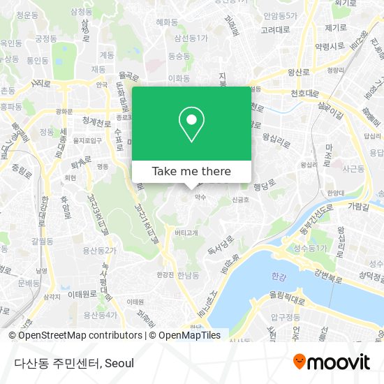 다산동 주민센터 map