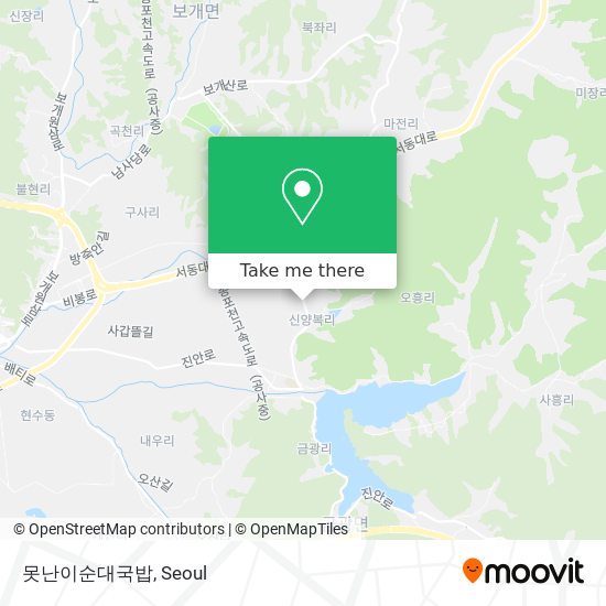 못난이순대국밥 map