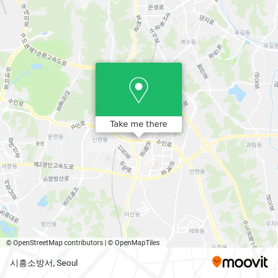 시흥소방서 map