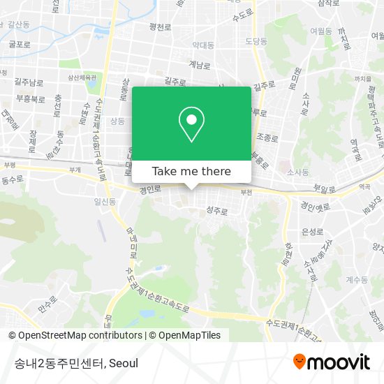 송내2동주민센터 map
