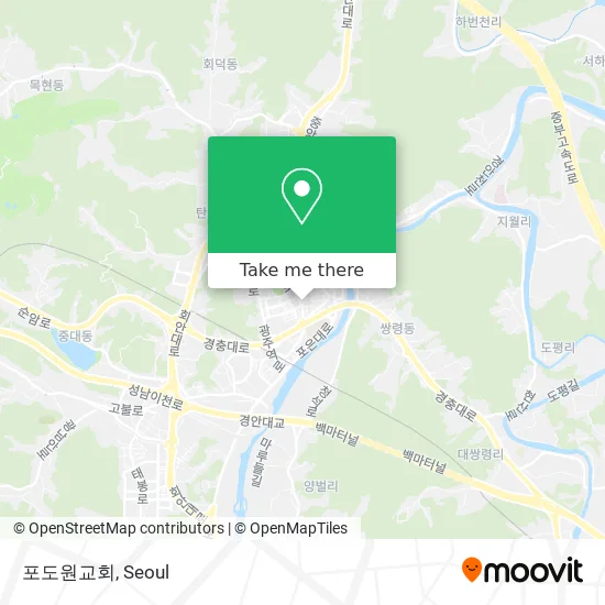 포도원교회 map
