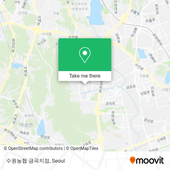 수원농협 금곡지점 map