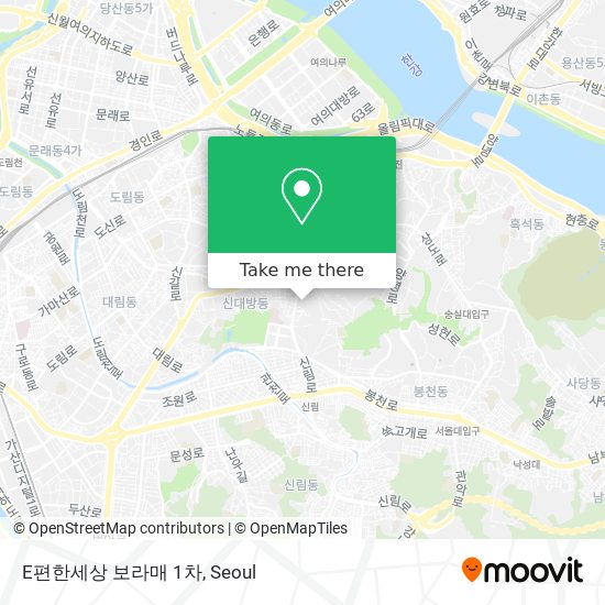 E편한세상 보라매 1차 map