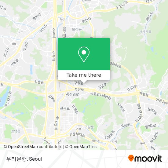 우리은행 map