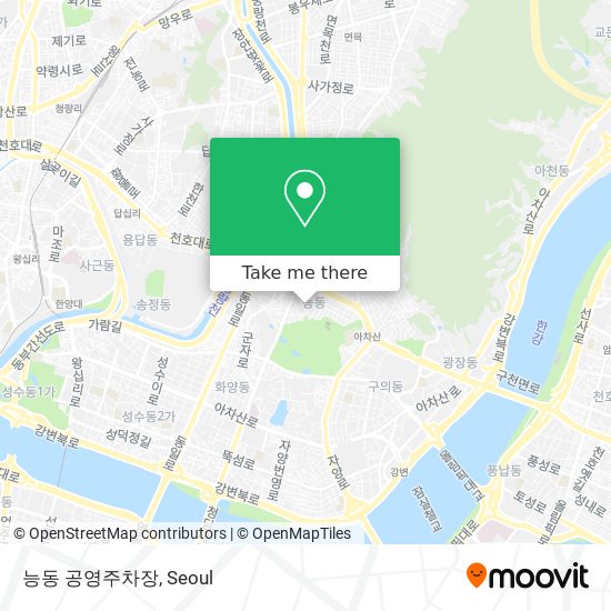 능동 공영주차장 map