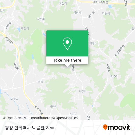 청강 만화역사 박물관 map