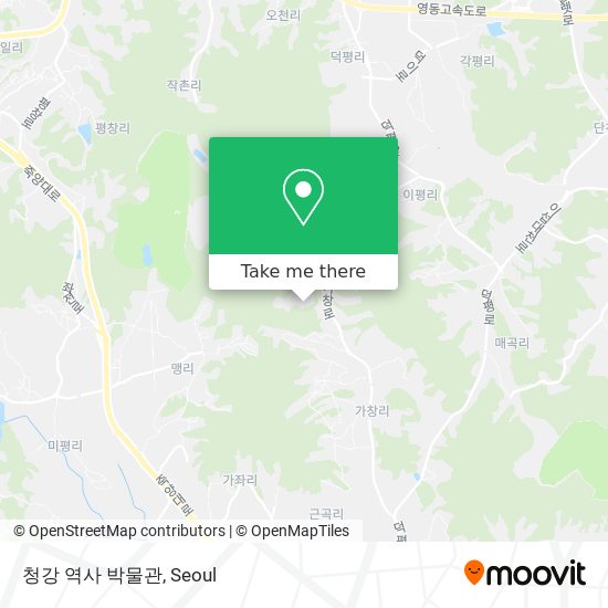 청강 역사 박물관 map