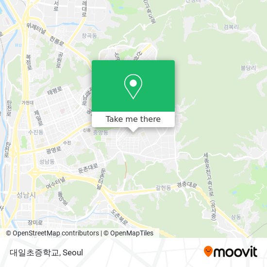 대일초증학교 map