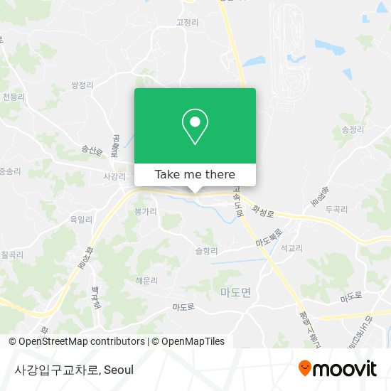 사강입구교차로 map