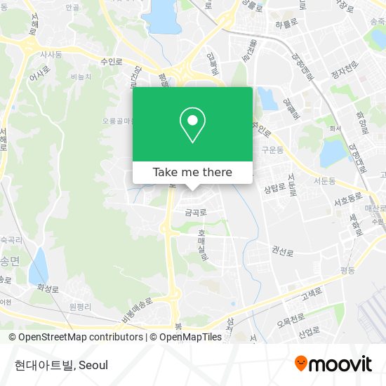 현대아트빌 map