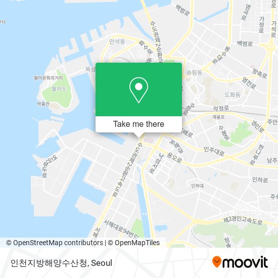 인천지방해양수산청 map