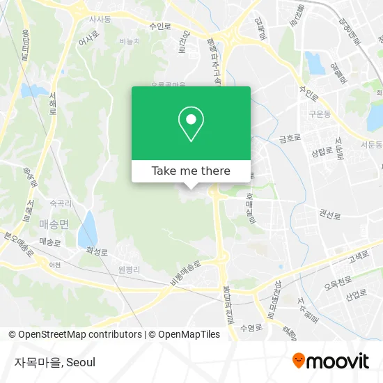 자목마을 map