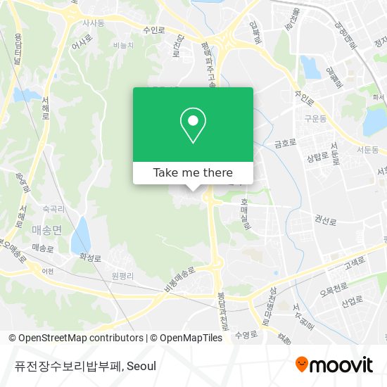 퓨전장수보리밥부페 map