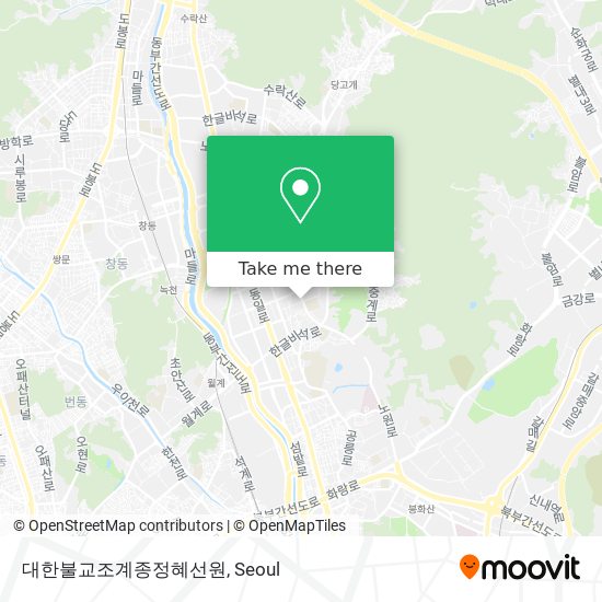 대한불교조계종정혜선원 map