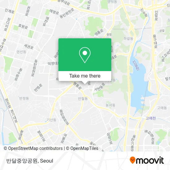 반달중앙공원 map