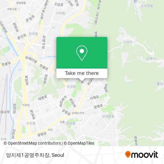 양지제1공영주차장 map