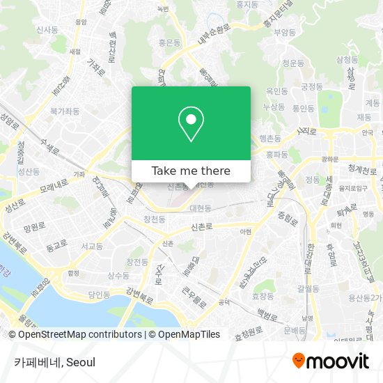 카페베네 map