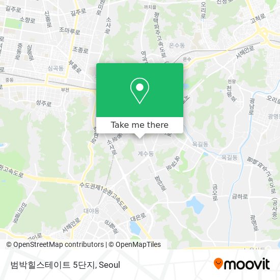 범박힐스테이트 5단지 map