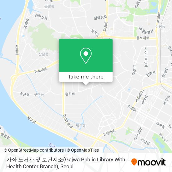 가좌 도서관 및 보건지소(Gajwa Public Library With Health Center Branch) map