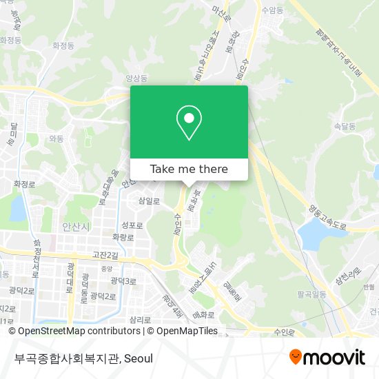 부곡종합사회복지관 map