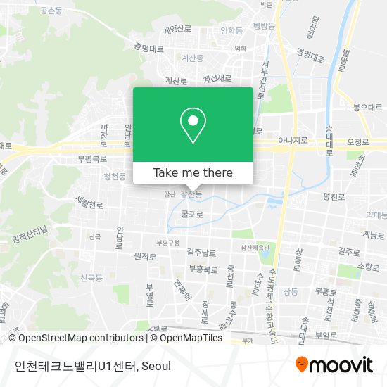 인천테크노밸리U1센터 map