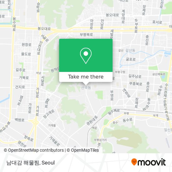 남대감 해물찜 map
